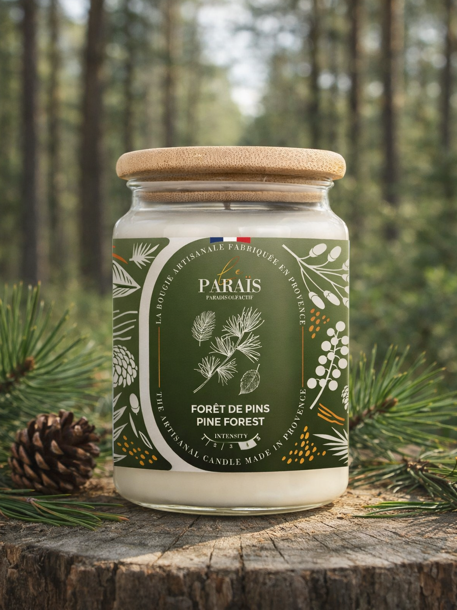 Bougie parfumée Forêt de pins 2 Bougie parfumée Forêt de pins – Image 2