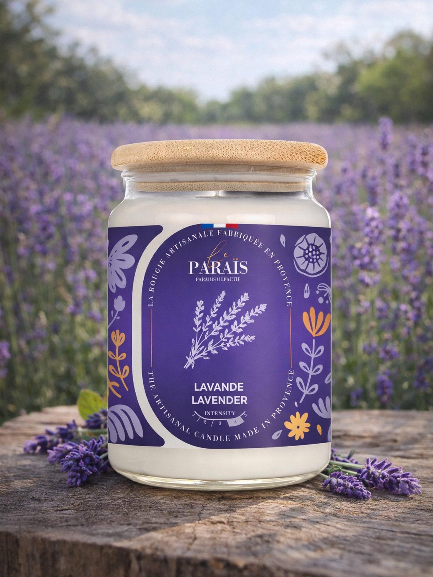 Bougie parfumée Lavande 2 Bougie parfumée Lavande – Image 2