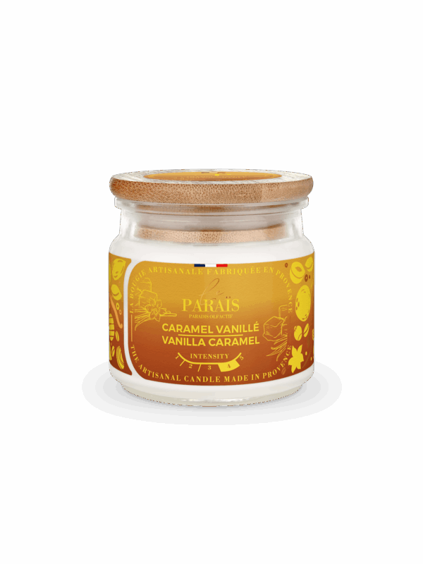 Bougie parfumée  Caramel vanillé