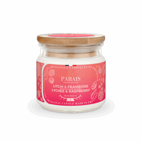 Bougie parfumée Litchi & Framboise