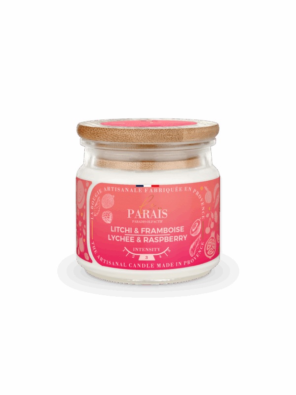 Bougie parfumée Litchi & Framboise
