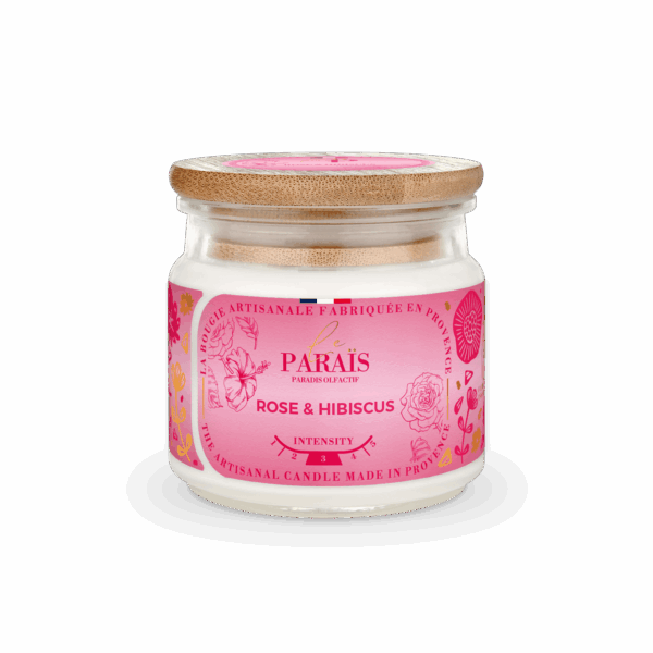 Bougie parfumée Rose & Hibiscus