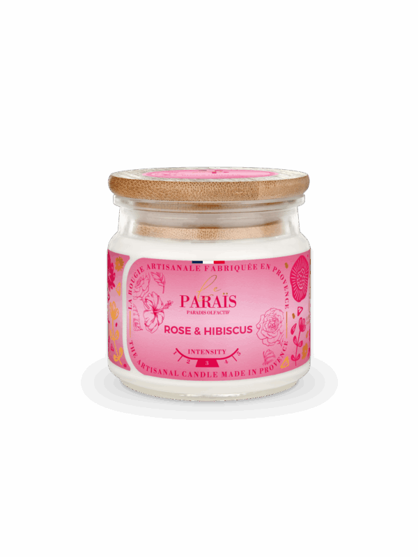 Bougie parfumée Rose & Hibiscus