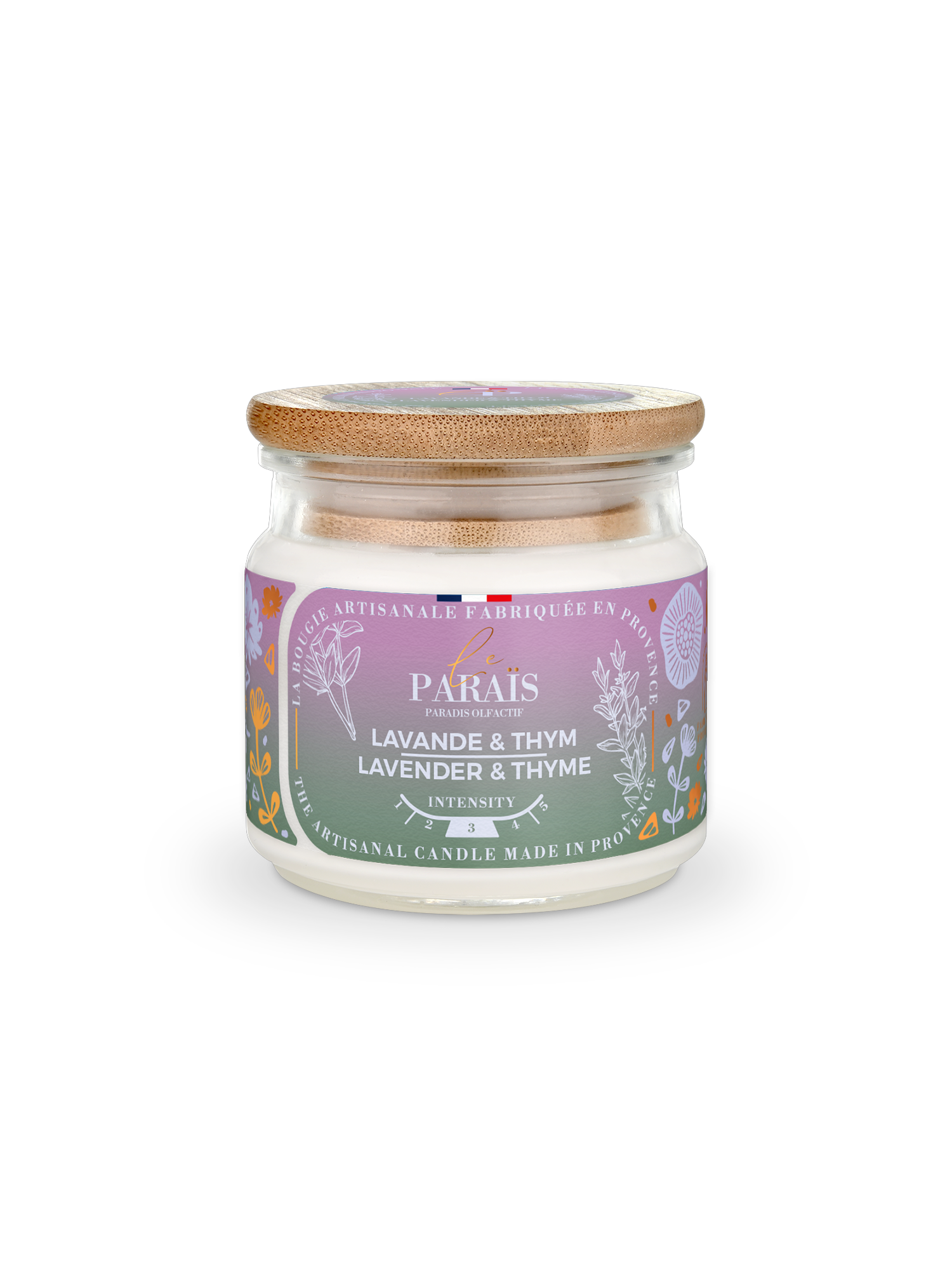 Bougie parfumée Lavande & Thym 1 Bougie parfumée Lavande & Thym