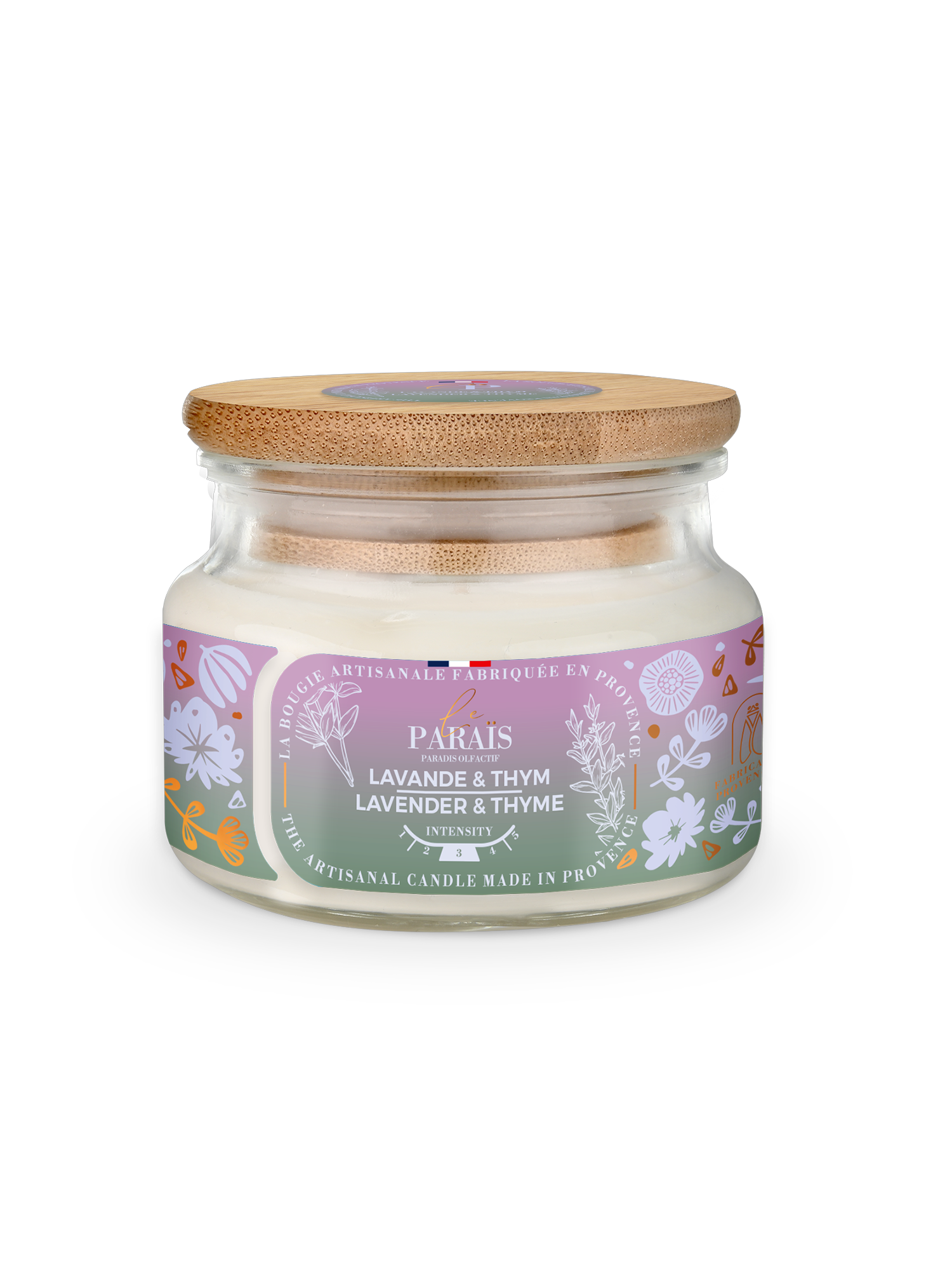 Bougie parfumée Lavande & Thym 2 Bougie parfumée Lavande & Thym – Image 2