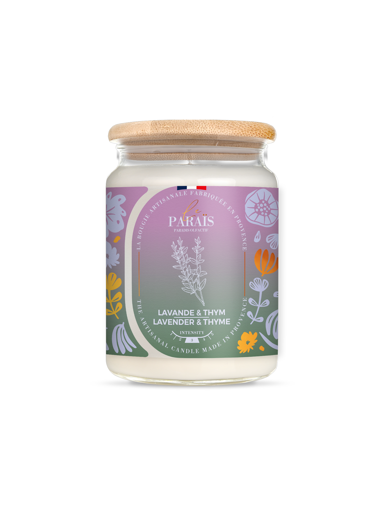 Bougie parfumée Lavande & Thym 3 Bougie parfumée Lavande & Thym – Image 3