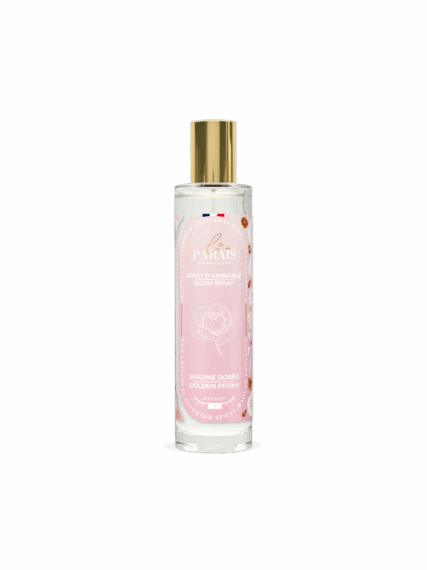 Spray d'ambiance Pivoine dorée