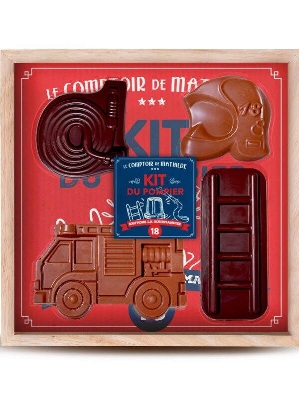 Kit du Pompier- Chocolats Noir et Lait - 175g