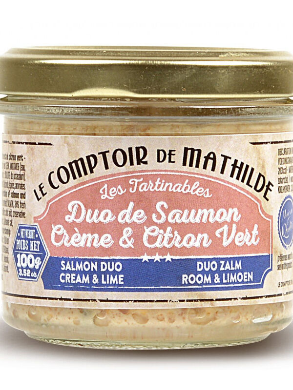 Duo de Saumon Crème & Citron Vert -100g