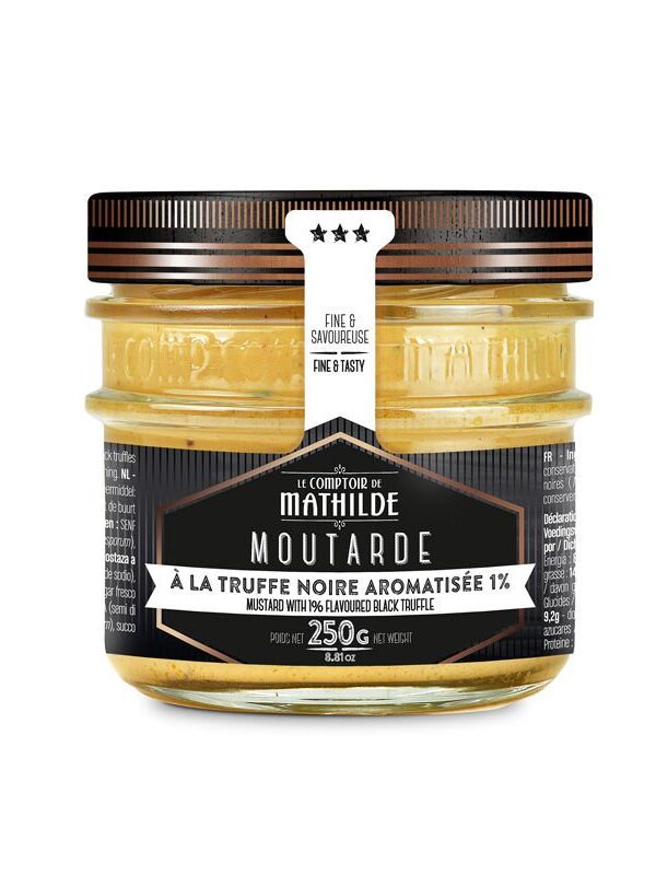 Moutarde à la Truffe Noire Aromatisée 1% - 250g