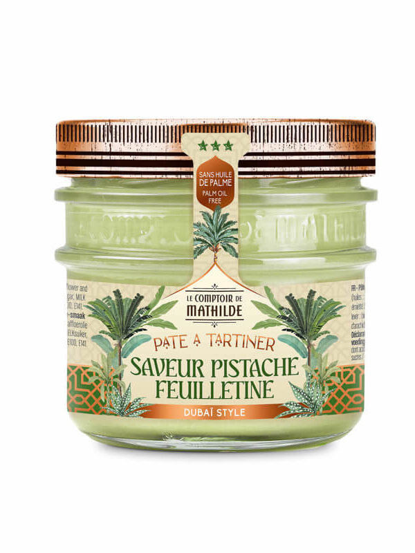 Saveur Pistache Feuilletine - Dubaï Style - Pâte à Tartiner - 250g