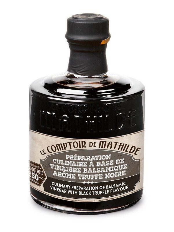 Préparation Culinaire Vinaigre Balsamique - Arôme Truffe Noire - 250 ml