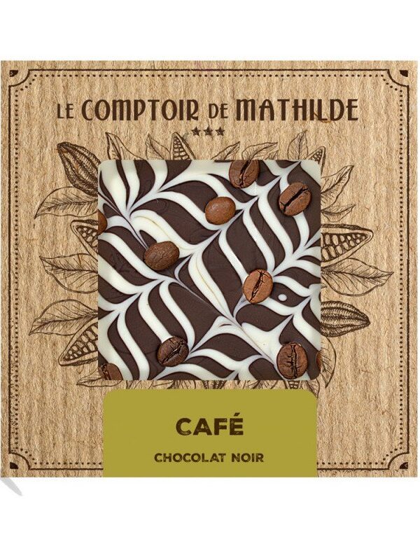 Café Crème - Tablette Chocolat Noir - 80g