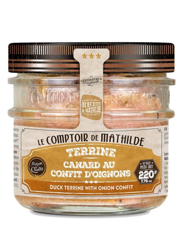 Terrine de Canard au Confit d'Oignons - 220g